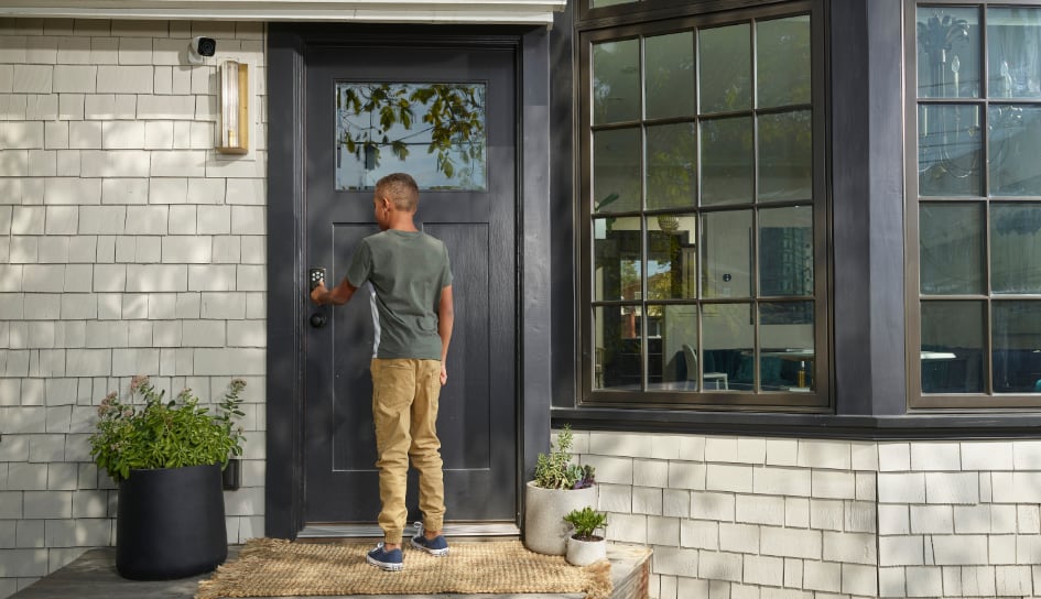 Vivint Smart Lock on home in Bellingham